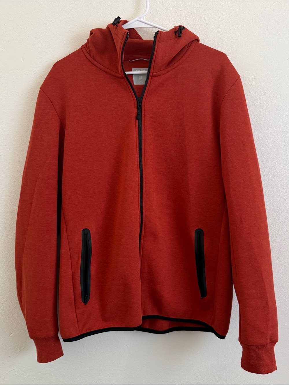 Uniqlo Dry Stretch Sweat Full Zip Hoodie Mens Large